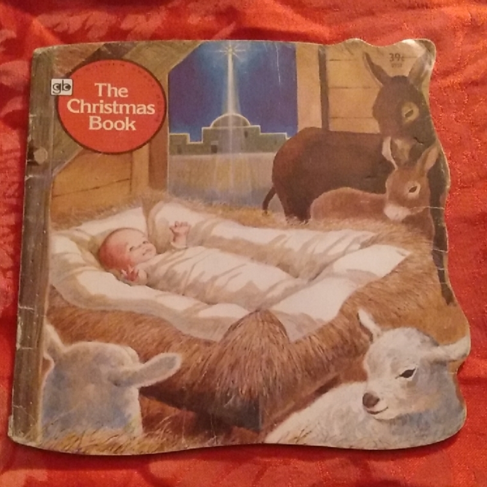 4/$20 "The Christmas Book" Golden Shape Book VTG 1976 First Edition Donna Kelly